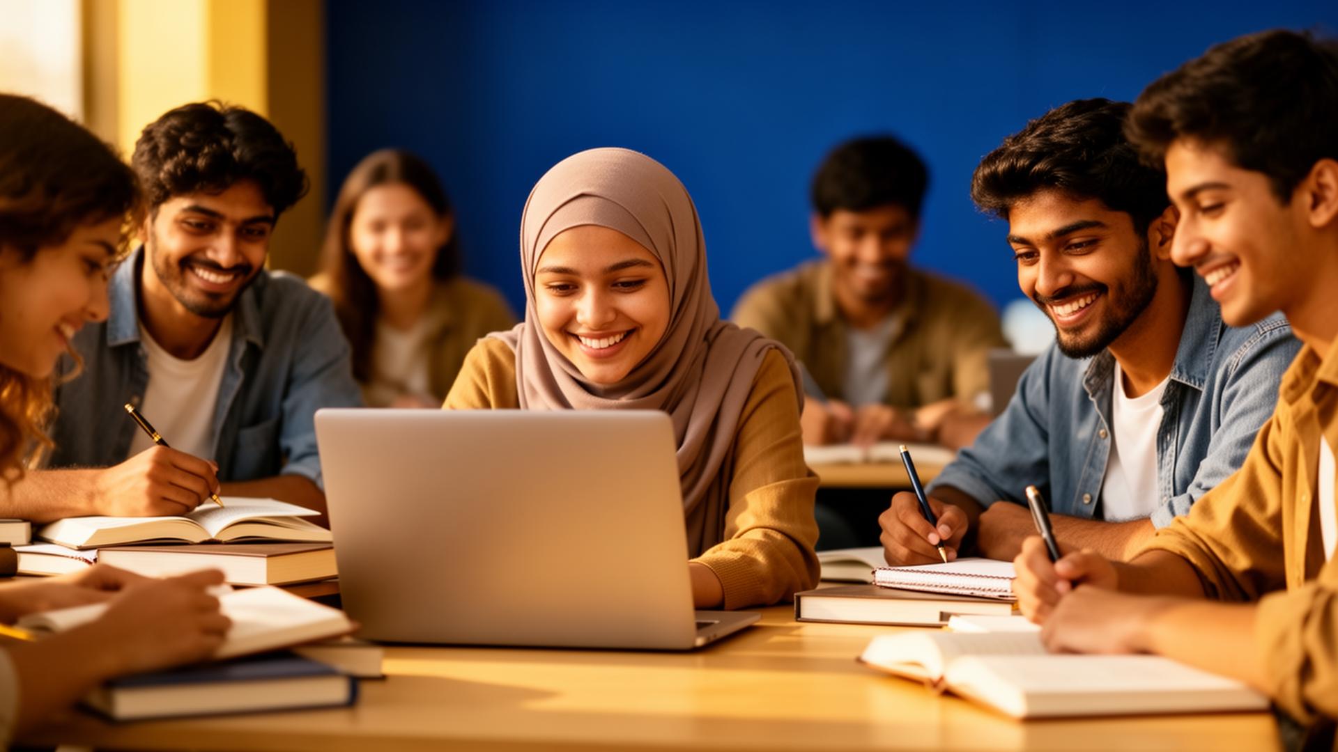 Students learning online with Edu24X7